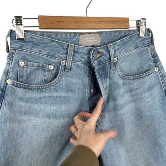 Everlane The Curvy 90S Cheeky Straight Jean Organic Cotton Crop Ankle Size 28 - Picture 5 of 16